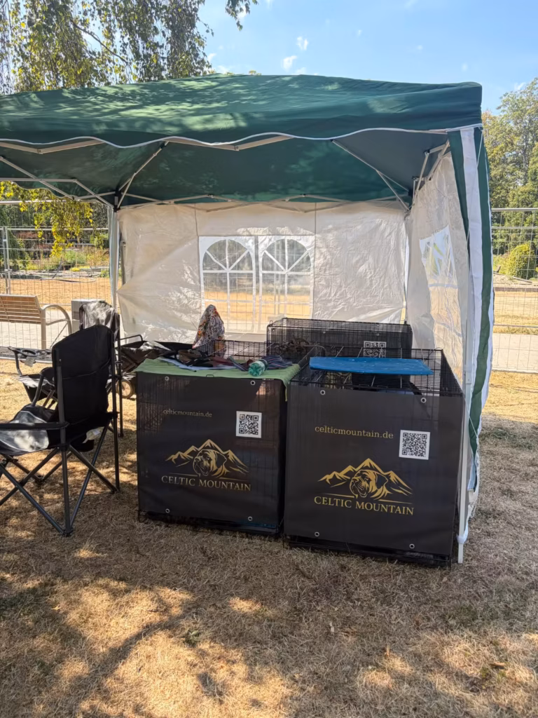 Celtic Mountain stand at the Ludwigshafen dog show 2026